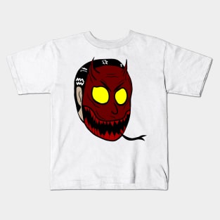 Oni Mask - Graphic Tee Kids T-Shirt